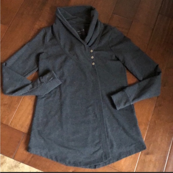 FANTASTIC DARK GREY DANSKIN CARDI/WRAP - Picture 5 of 9